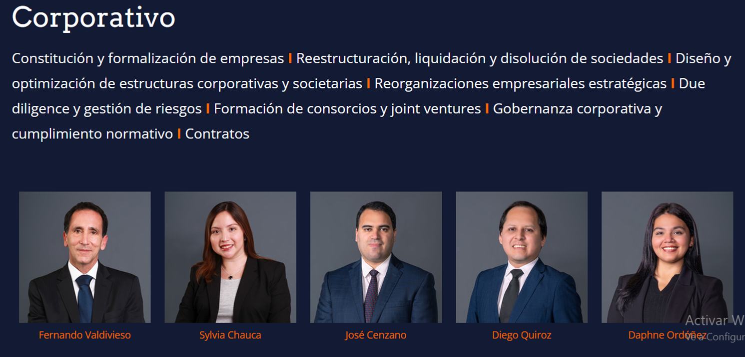 Reunión cliente Bufete de Abogados Financiero SAC